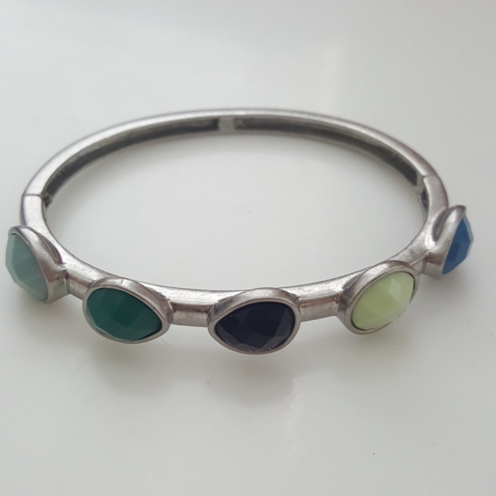 Lia Sophia bangle in pewter